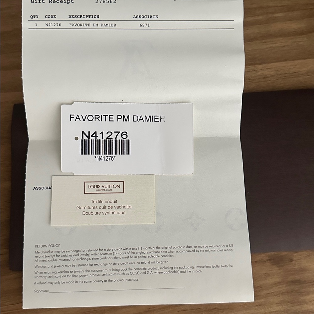 Louis Vuitton Favorite PM Damier - Picture 9 of 10